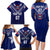 Personalised Samoa Rugby Family Matching Long Sleeve Bodycon Dress and Hawaiian Shirt World Cup 2023 Siamupini Siva Tau LT7 - Wonder Print Shop
