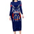 Personalised Samoa Rugby Family Matching Long Sleeve Bodycon Dress and Hawaiian Shirt World Cup 2023 Siamupini Siva Tau LT7 - Wonder Print Shop