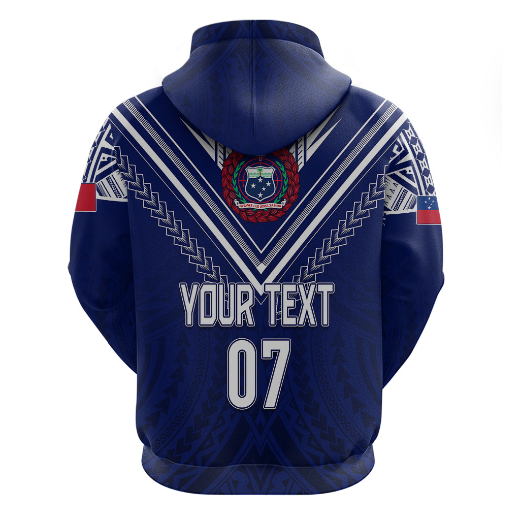 Personalised Samoa Rugby Hoodie World Cup 2023 Siamupini Siva Tau - Wonder Print Shop