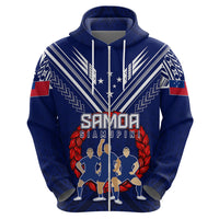 Personalised Samoa Rugby Hoodie World Cup 2023 Siamupini Siva Tau - Wonder Print Shop