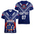 Personalised Samoa Rugby Women V Neck T Shirt World Cup 2023 Siamupini Siva Tau - Wonder Print Shop