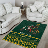 Personalised South Africa Christmas Area Rug Bokke Merry Braai-mas LT7 - Wonder Print Shop