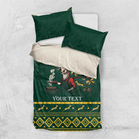 Personalised South Africa Christmas Bedding Set Bokke Merry Braai-mas LT7 - Wonder Print Shop