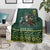 Personalised South Africa Christmas Blanket Bokke Merry Braai-mas