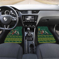 Personalised South Africa Christmas Car Mats Bokke Merry Braai-mas LT7 - Wonder Print Shop
