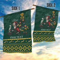 Personalised South Africa Christmas Garden Flag Bokke Merry Braai-mas - Wonder Print Shop