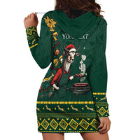Personalised South Africa Christmas Hoodie Dress Bokke Merry Braai-mas - Wonder Print Shop