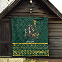 Personalised South Africa Christmas Quilt Bokke Merry Braai-mas - Wonder Print Shop