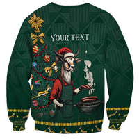 Personalised South Africa Christmas Sweatshirt Bokke Merry Braai-mas - Wonder Print Shop