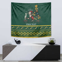 Personalised South Africa Christmas Tapestry Bokke Merry Braai-mas - Wonder Print Shop