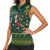Personalised South Africa Christmas Women Sleeveless Polo Shirt Bokke Merry Braai-mas - Wonder Print Shop