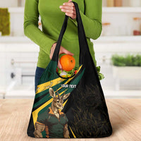 South Africa Personalised Grocery Bag Springbok Mascot Dynamic