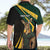 South Africa Personalised Hawaiian Shirt Springbok Mascot Dynamic - Wonder Print Shop