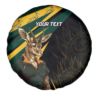 South Africa Personalised Spare Tire Cover Springbok Mascot Dynamic - Wonder Print Shop