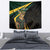 South Africa Personalised Tapestry Springbok Mascot Dynamic - Wonder Print Shop