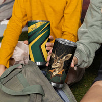 South Africa Tumbler Cup Springbok Mascot Dynamic - Wonder Print Shop