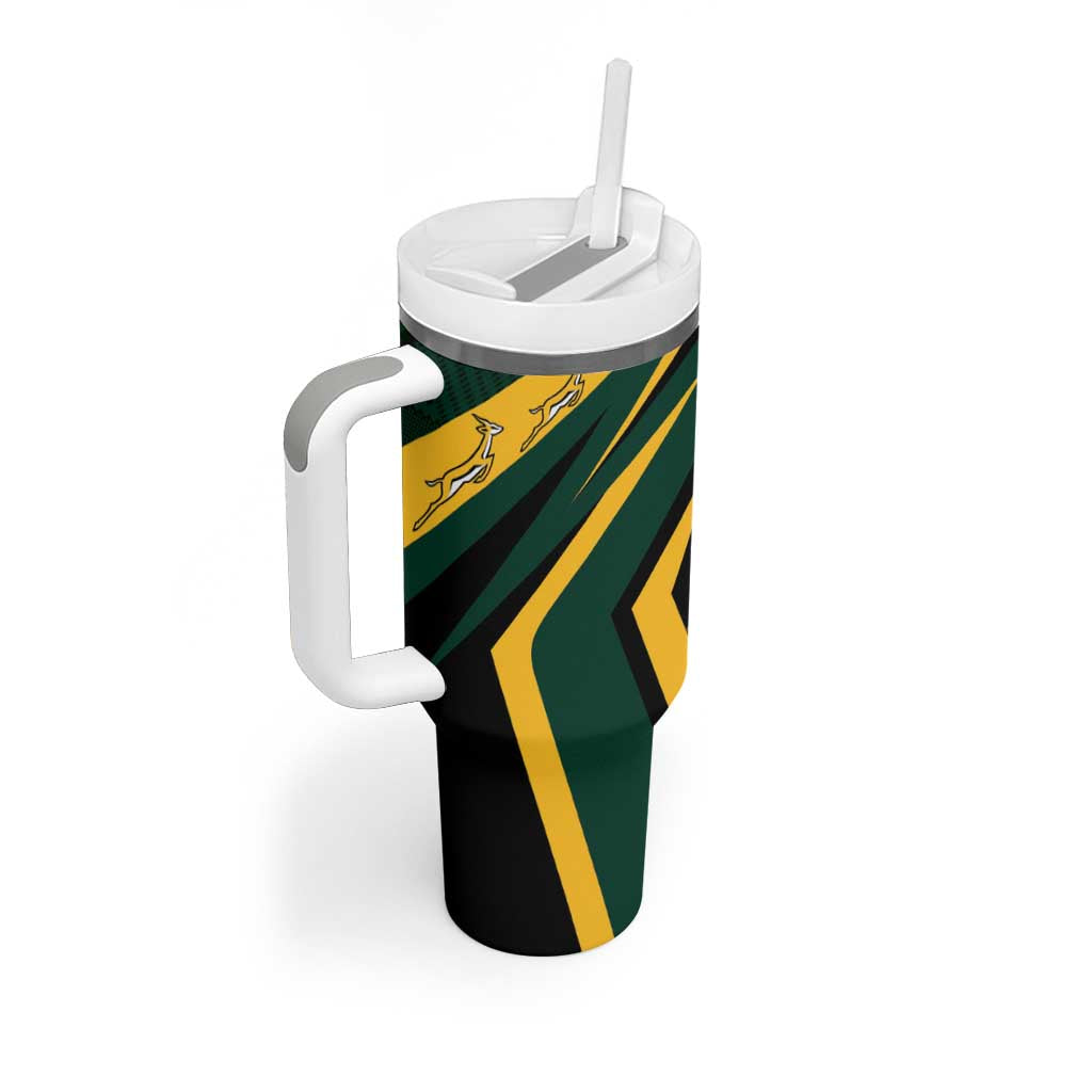 South Africa Tumbler With Handle Springbok Mascot Dynamic - Wonder Print Shop