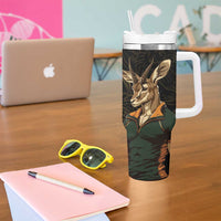South Africa Tumbler With Handle Springbok Mascot Dynamic - Wonder Print Shop