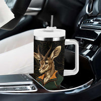 South Africa Tumbler With Handle Springbok Mascot Dynamic - Wonder Print Shop