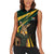 South Africa Personalised Women Sleeveless Polo Shirt Springbok Mascot Dynamic - Wonder Print Shop