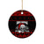 Personalised Wonder Print Christmas Ceramic Ornament Gothic Skull Creepmas LT7 - Wonder Print Shop