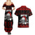 Custom Christmas Couples Matching Summer Maxi Dress and Hawaiian Shirt Gothic Skull Creepmas LT7 - Wonder Print Shop