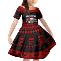 Custom Christmas Family Matching Mermaid Dress and Hawaiian Shirt Gothic Skull Creepmas LT7 - Wonder Print Shop