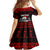 Custom Christmas Family Matching Off Shoulder Short Dress and Hawaiian Shirt Gothic Skull Creepmas LT7 - Wonder Print Shop