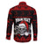 Custom Christmas Family Matching Short Sleeve Bodycon Dress and Hawaiian Shirt Gothic Skull Creepmas - Wonder Print Shop