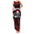 Custom Christmas Family Matching Tank Maxi Dress and Hawaiian Shirt Gothic Skull Creepmas - Wonder Print Shop