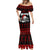 Custom Christmas Mermaid Dress Gothic Skull Creepmas - Wonder Print Shop