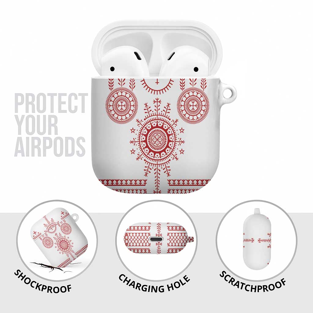 Croatia Sicanje Tattoo Kolo Inspired AirPods Case - Wonder Print Shop