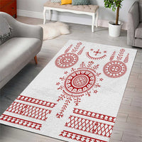 Croatia Sicanje Tattoo Kolo Inspired Area Rug - Wonder Print Shop