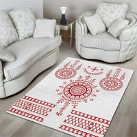 Croatia Sicanje Tattoo Kolo Inspired Area Rug - Wonder Print Shop