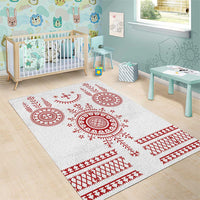 Croatia Sicanje Tattoo Kolo Inspired Area Rug - Wonder Print Shop
