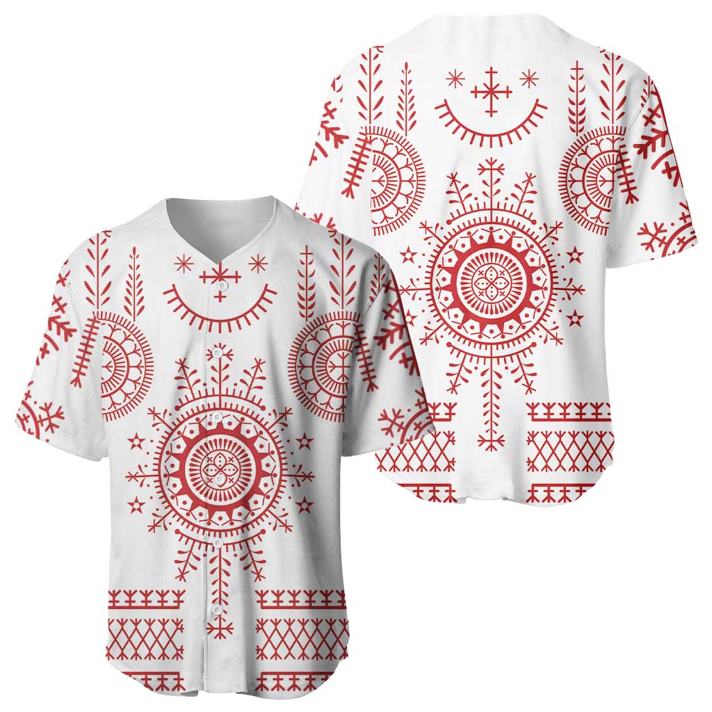 Croatia Sicanje Tattoo Kolo Inspired Baseball Jersey - Wonder Print Shop