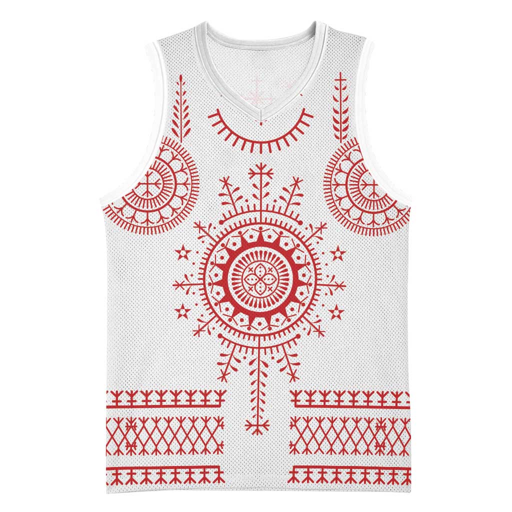 Croatia Sicanje Tattoo Kolo Inspired Basketball Jersey - Wonder Print Shop