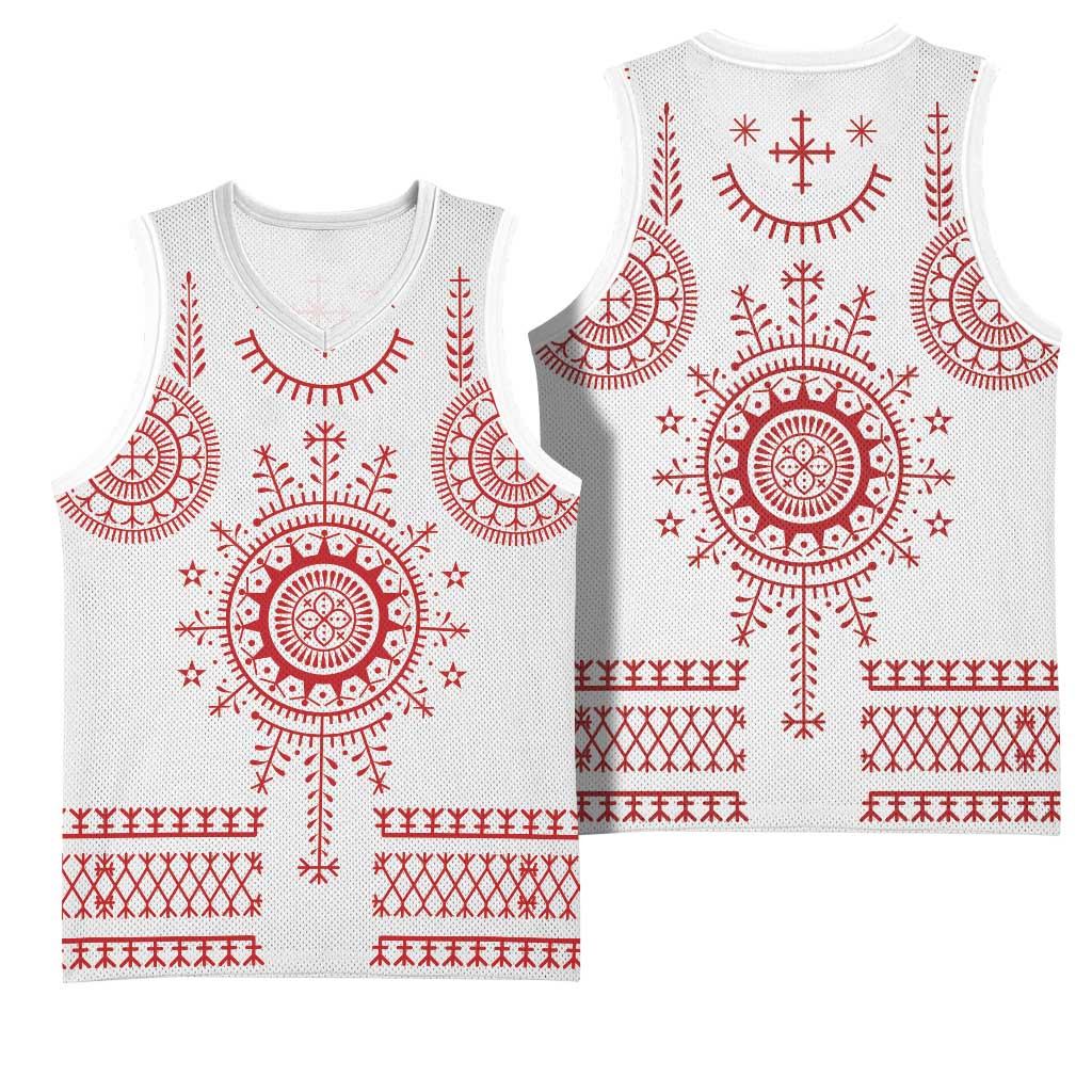 Croatia Sicanje Tattoo Kolo Inspired Basketball Jersey - Wonder Print Shop