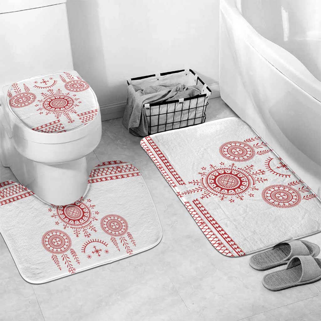 Croatia Sicanje Tattoo Kolo Inspired Bathroom Set - Wonder Print Shop