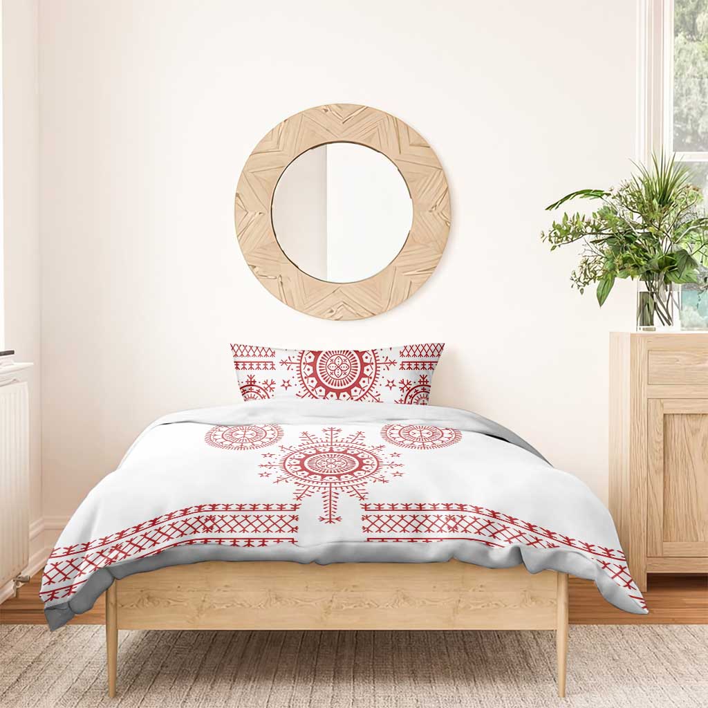 Croatia Sicanje Tattoo Kolo Inspired Bedding Set - Wonder Print Shop