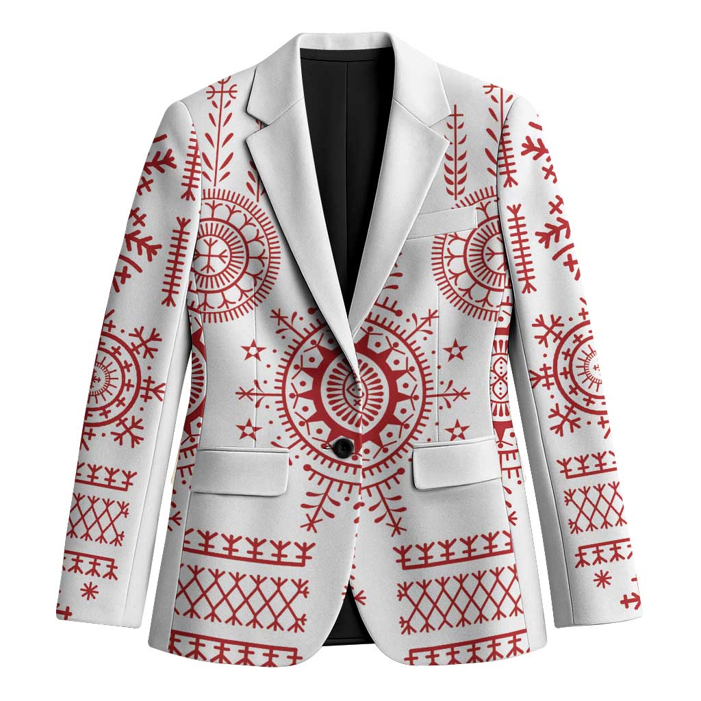 Croatia Sicanje Tattoo Kolo Inspired Blazer - Wonder Print Shop