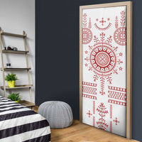 Croatia Sicanje Tattoo Kolo Inspired Door Cover - Wonder Print Shop