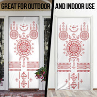 Croatia Sicanje Tattoo Kolo Inspired Door Cover - Wonder Print Shop