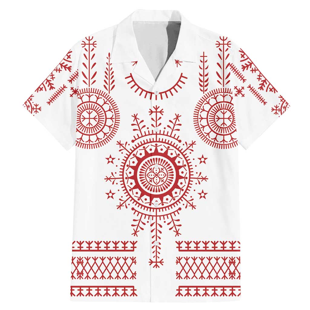 Croatia Sicanje Tattoo Kolo Inspired Family Matching Mermaid Dress and Hawaiian Shirt - Wonder Print Shop