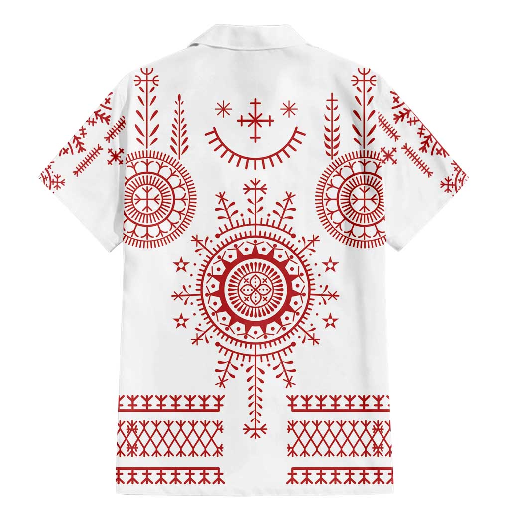Croatia Sicanje Tattoo Kolo Inspired Family Matching Mermaid Dress and Hawaiian Shirt - Wonder Print Shop