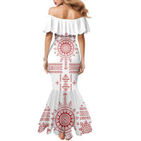 Croatia Sicanje Tattoo Kolo Inspired Family Matching Mermaid Dress and Hawaiian Shirt - Wonder Print Shop