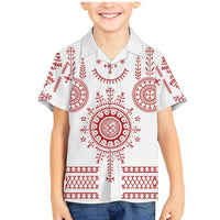 Croatia Sicanje Tattoo Kolo Inspired Family Matching Mermaid Dress and Hawaiian Shirt - Wonder Print Shop