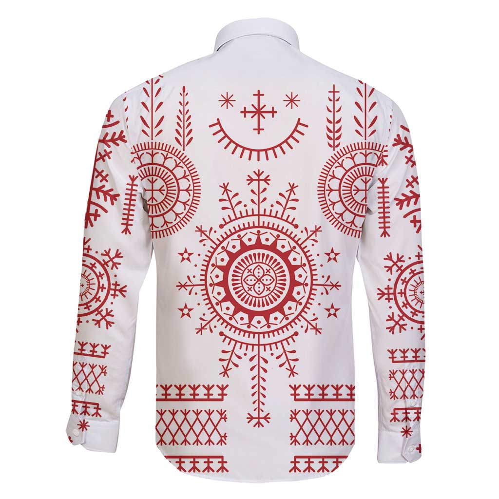 Croatia Sicanje Tattoo Kolo Inspired Family Matching Off Shoulder Short Dress and Hawaiian Shirt - Wonder Print Shop