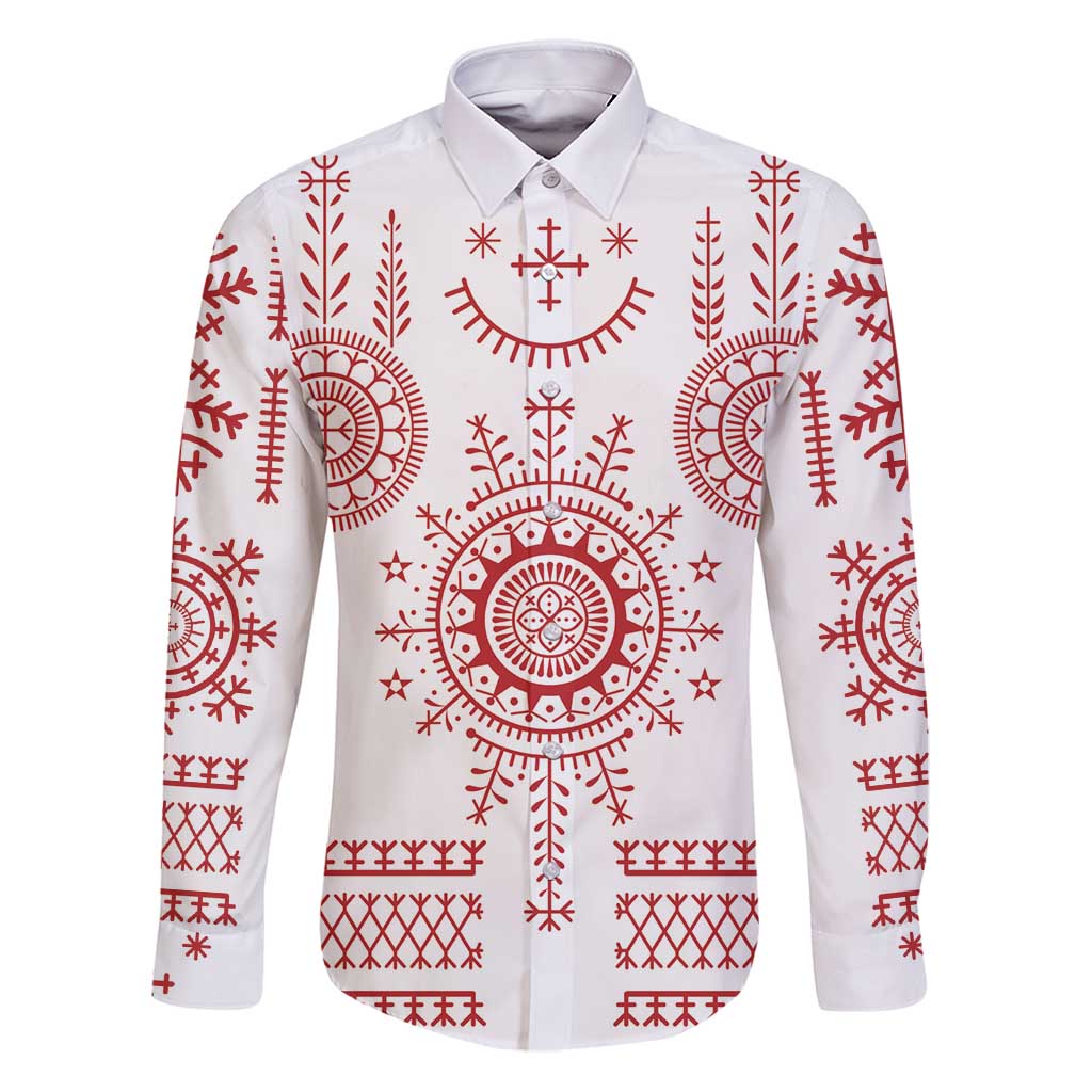 Croatia Sicanje Tattoo Kolo Inspired Family Matching Puletasi and Hawaiian Shirt - Wonder Print Shop