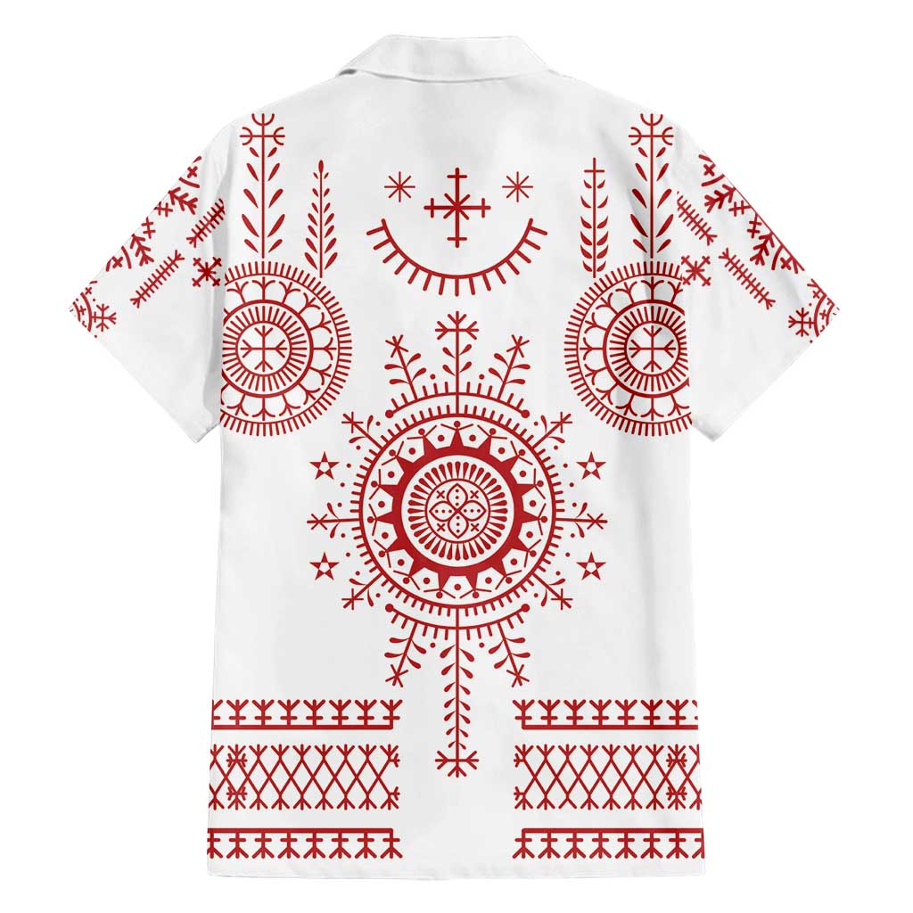 Croatia Sicanje Tattoo Kolo Inspired Family Matching Tank Maxi Dress and Hawaiian Shirt - Wonder Print Shop